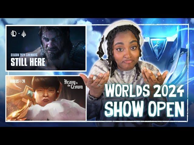 Aisha Reacts...Worlds 2024 Opening Ceremony | Still Here + Heavy Is The Crown (Official MV)