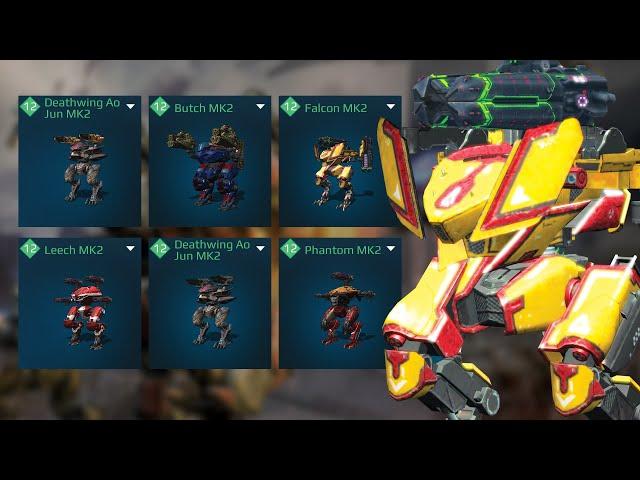 War Robots - Falcon Glory Shines In All Heavy Weapons Dream Hangar Episode 21 | WR Gameplay