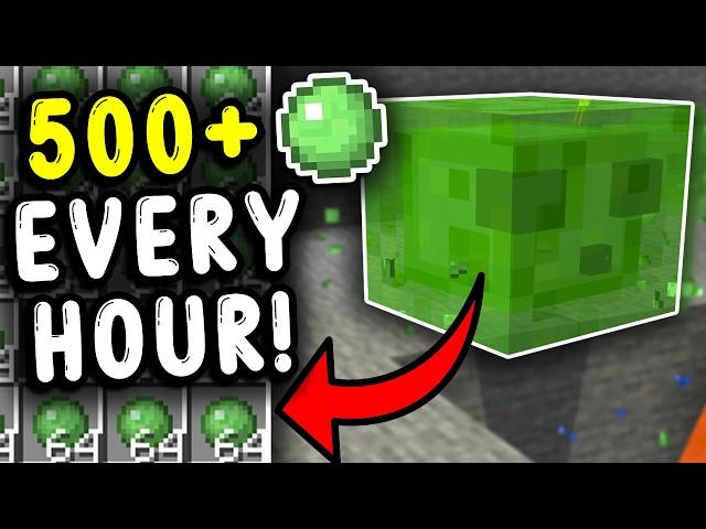 EASIEST SLIME Farm Minecraft Bedrock 1.21!