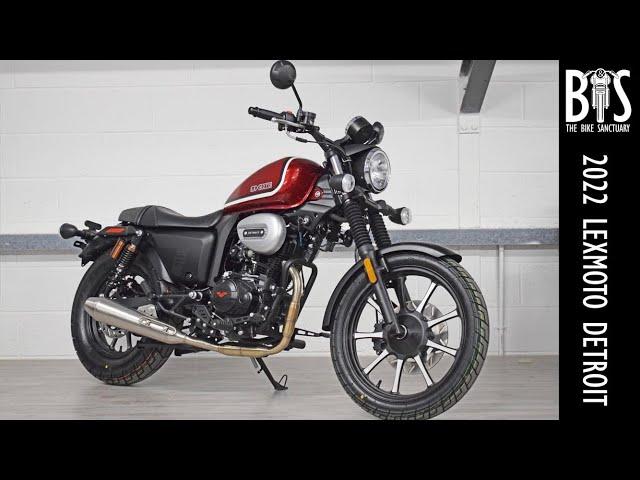 2022 Lexmoto Detroit 125 Retro Cruiser 125cc New Model Harley Looks Learner Legal