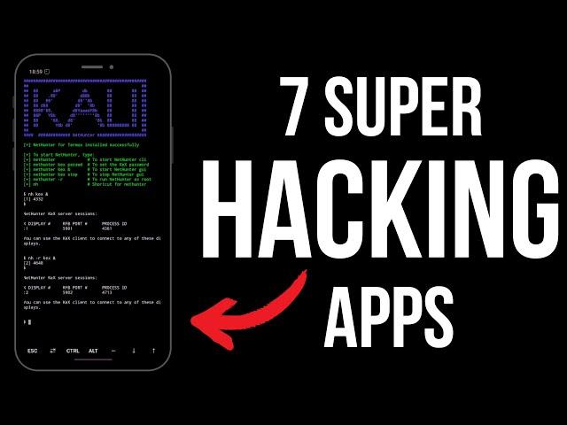 7 Hacking Apps to TURN Your Mobile into a SUPER COMPUTER!