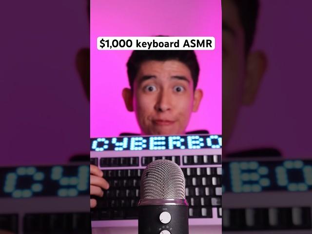 $1,000 keyboard! ⌨️ #asmr