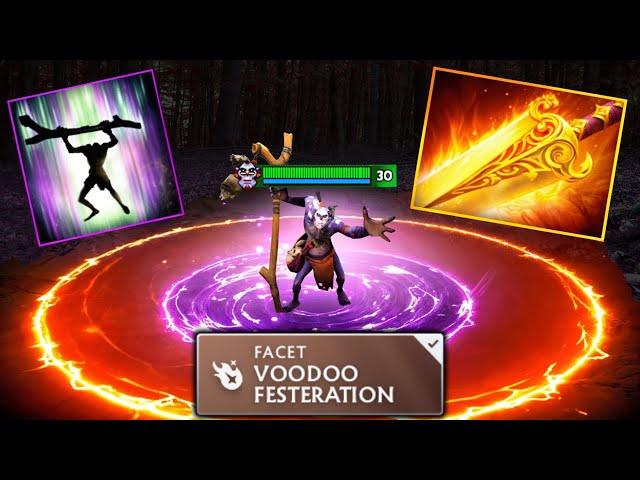 +1000 Damage Per Second Witch DoctorRampage 34 Kills | Dota 2 Gameplay