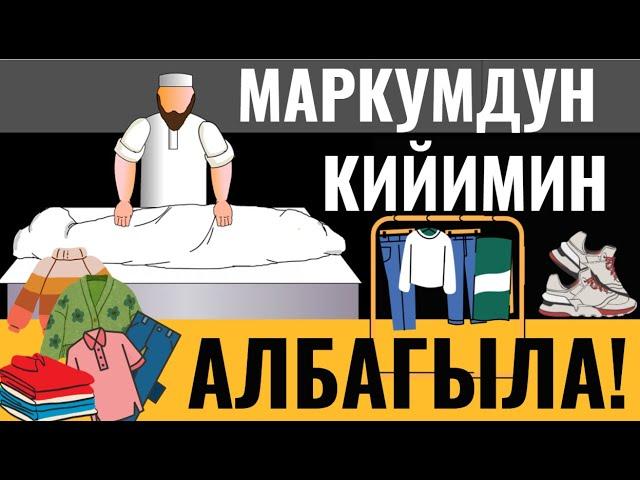 МАРКУМДУН КИЙИМИН АЛБАГЫЛА! ЭМНЕГЕ?