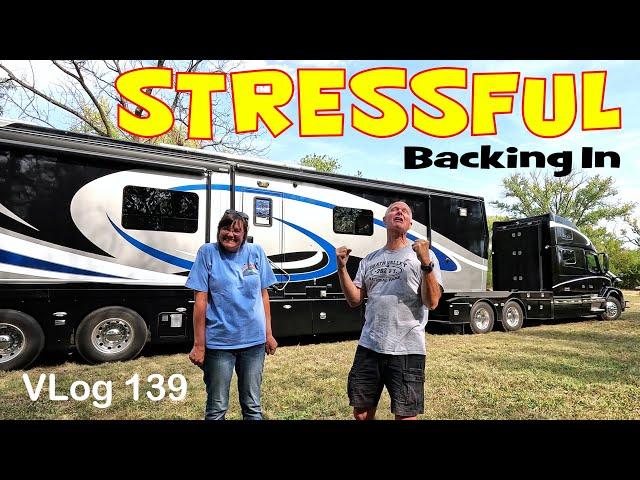 THE Correct Way to back in. Don't Stress part of RV Life. HDT RV Life. Fulltime Lifestyle. RV Couple