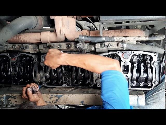 TUNE UP TUTORIAL FIRING ORDER RUNNING MATE VALVE ADJUSTMENT ENGINE MTC 315 CUMMINS INTERNATIONAL