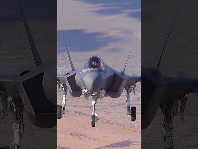 INSANE Close-Up of F-35 Fighter Jet in Flight – Pure Power!#f35  #fighterjet  #militaryaircraft