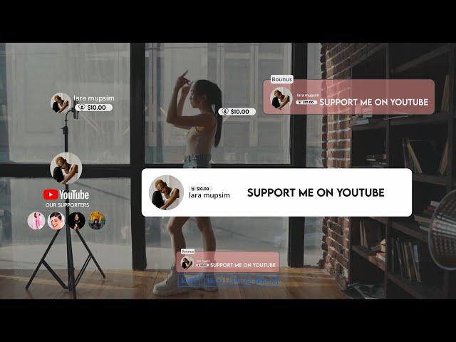 YouTube Channel Super Thanks - After Effects Template