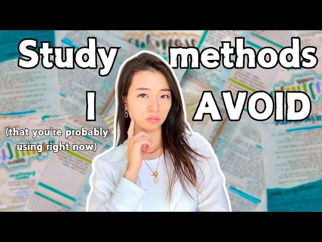 OVERRATED study tips to ditch ASAP. (+ their alternatives to ACTUALLY get A's)