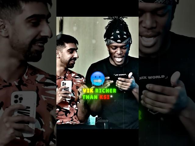 Vikkstar actually richer than KSI️‍#vikkstar #ksi