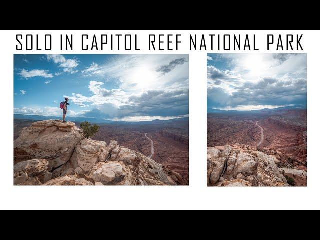 Two Days Solo Hiking In Capitol Reef National Park | Hickman Bridge, Navajo Knobs Trails