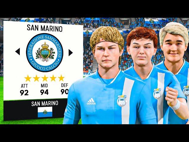 I Made SAN MARINO The World's BEST Team