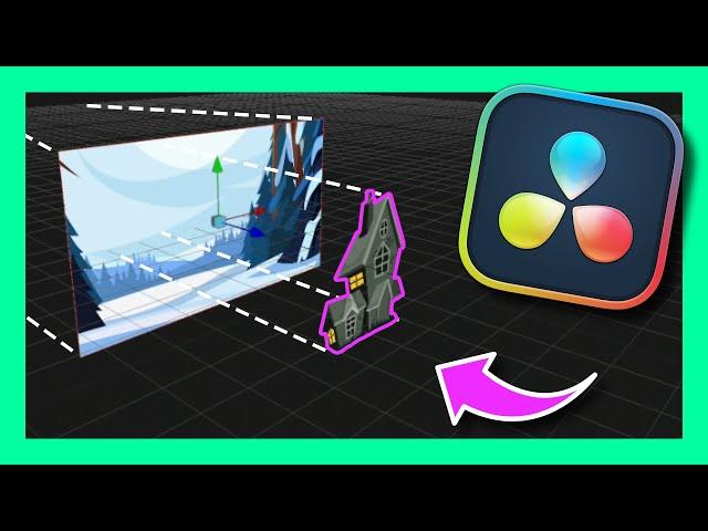 Make 3D Layers in Fusion! - DaVinci Resolve Motion Graphics Tutorial