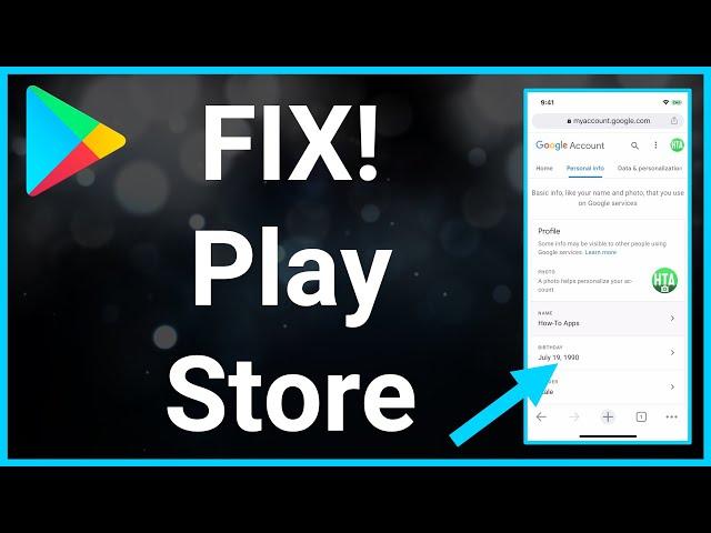 Fix! Play Store Can't Download Apps