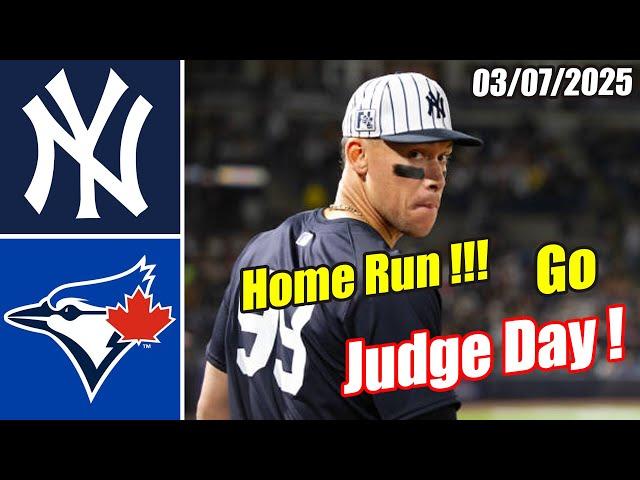 New York Yankees vs Toronto Blue Jays Full Game Highlights (03/07/2025) | MLB Highlights 2025