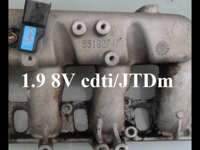 How to remove intake manifold - 1.9 8v cdti/JTDm Z19DT - Astra, Vectra, Zafira, Vectra, Saab, Alfa