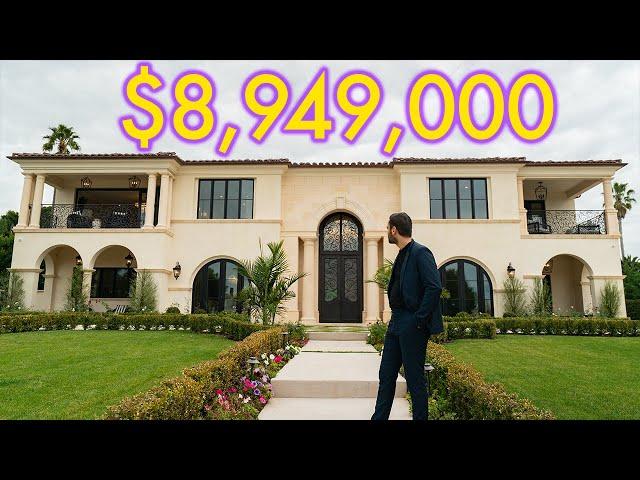 Inside a $9 Million Dollar Tuscan Mansion in Palos Verdes California