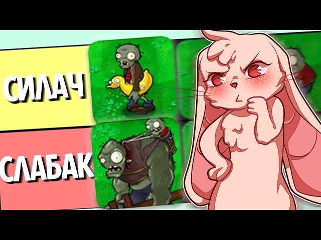 Мой Рейтинг ЗОМБИ в Plants Vs. Zombies