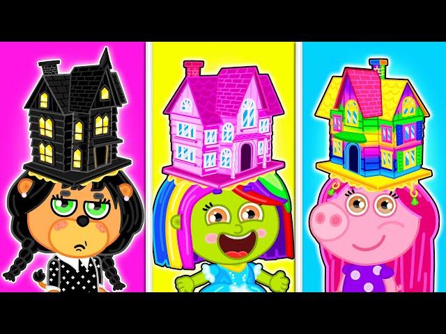 MrLion India | Colored Birdhouse Challenge | Cartoon for Kids