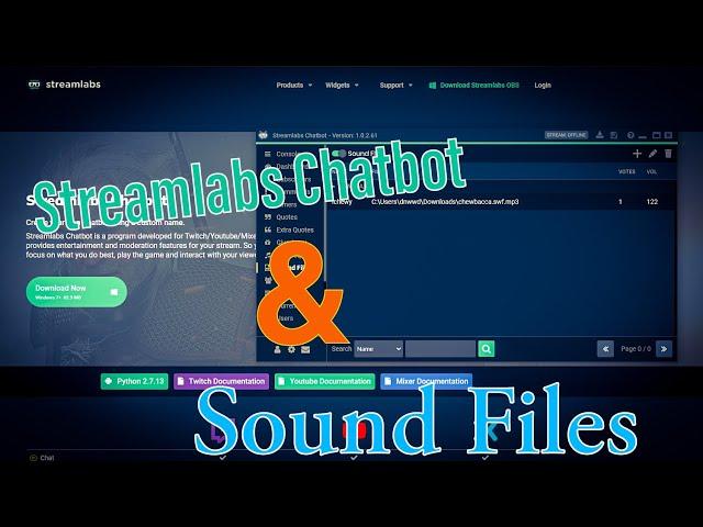 How to Setup Streamlabs Chatbot & Sound Files