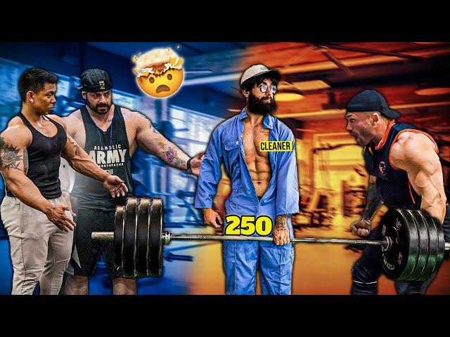 BODYBUILDER VS CLEANER  | Anatoly GYM PRANK #3