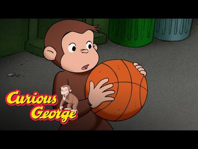 George Plays Basketball  Curious George Kids Cartoon  Kids Movies Videos for Kids