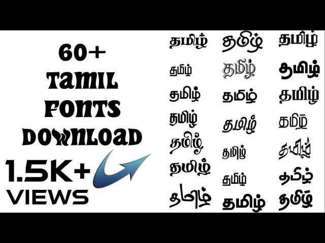 How to Download & Install Tamil Font's in Tamil | Free Tamil Font's | Easy Tips