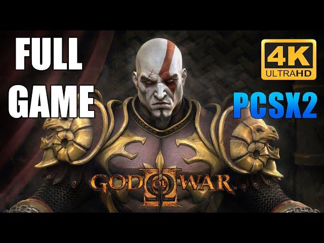 God of War 2 HD Full Game Walkthrough [4K 60FPS UHD] - No Commentary ( PCSX2 )