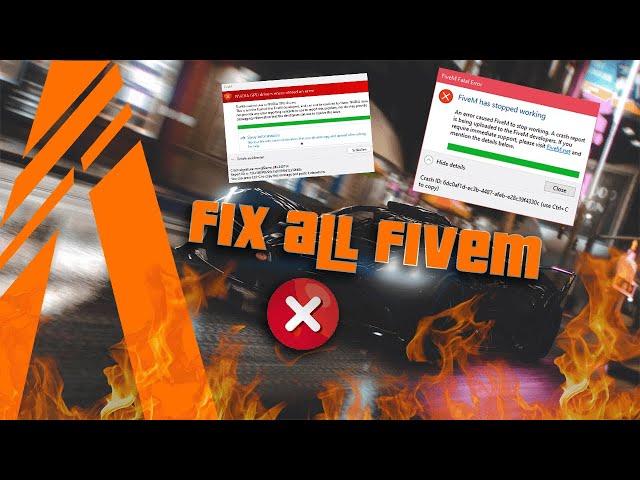 How to fix all Errors and Crashes on FiveM | 2024 | #fivem  #gta5