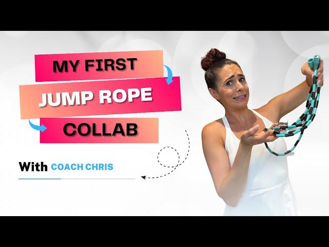 MY FIRST JUMP ROPE COLLAB... with Coach Chris!