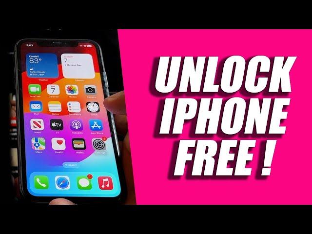  SIM NOT SUPPORTED?  UNLOCK YOUR IPHONE FOR FREE 2025 