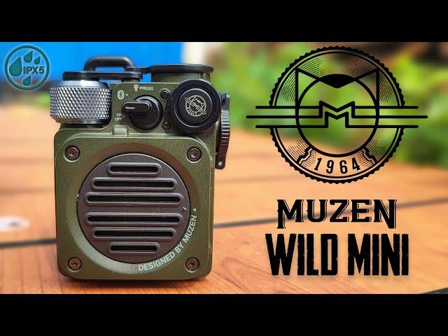 ЭТО ШОК ! Muzen Wild Mini Металлическая МИНИ Bluetooth Колонка в РЕТРО-Стиле Милитари, Обзор и тесты