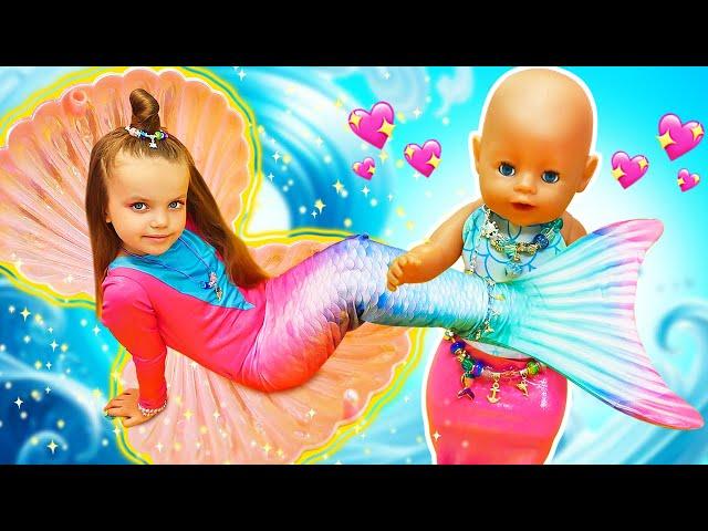 Puppen Video mit Baby Born für Kinder. Zauberhafte Kleidung. Spielspaß mit Maya und Lina