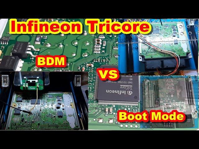 Read and Writing. BDM vs Boot Mode EDC17. BMW ECU Infineon Tricore