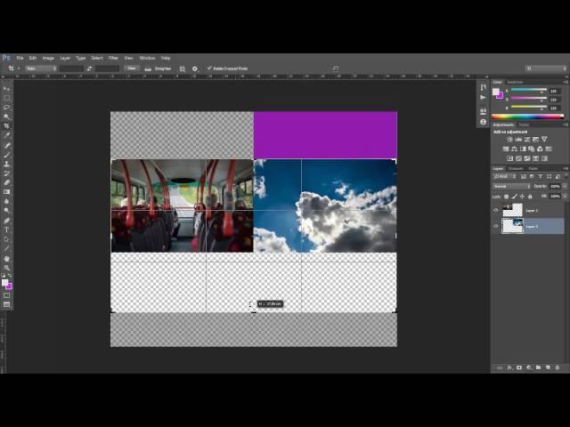 putting 2 images side by side - beginners photoshop tutorial