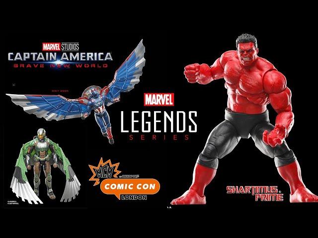 Marvel Legends Red Hulk, Falcon, & Captain America Brave New World Movie Action Figures Revealed at