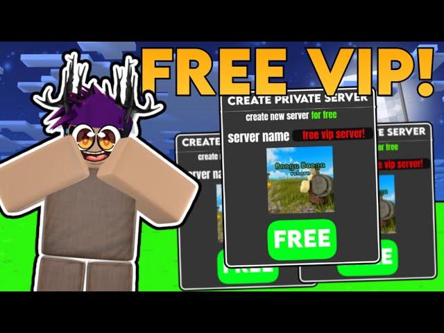 NEW! Free VIP Servers For YOU! [Roblox Booga Booga]