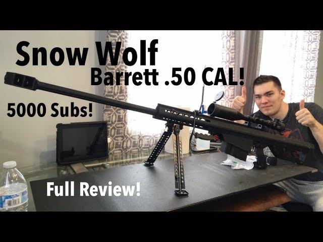 Snow Wolf .50 Cal Barrett Sniper Review (5000 Subscriber Milestone!)