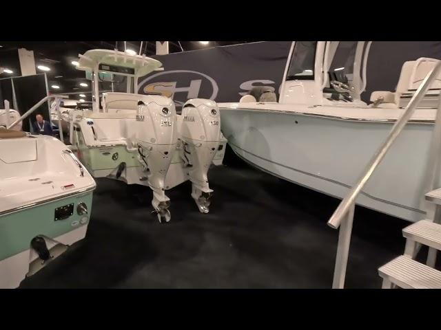 2023 FORT LAUDERDALE BOAT SHOW ALL CENTER CONSOLES WALKTHRU