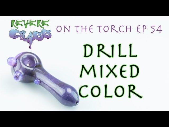 How to Drill Mix Color || REVERE GLASS ||