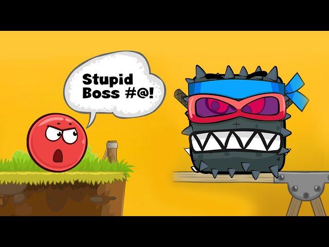 Red Ball 4 Animation | HEY! STUPID BOSS - Red Ball Hero Fight Stupid Boss