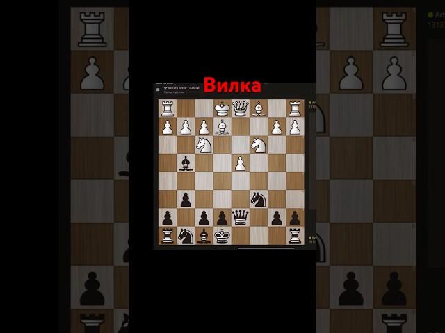 Вилка. Отрывок занятия. #chess777 #chess #шахматы #топ #обучение