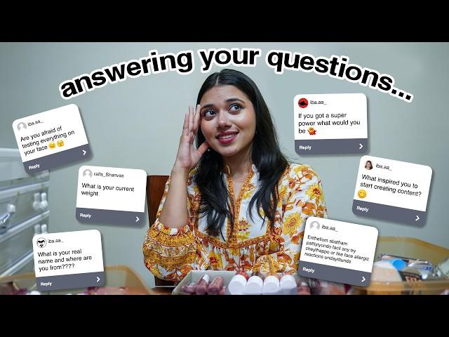 Answering Your Questions | Get To Know Me While I Organize My Makeup | Q&A | Malabar Mingle