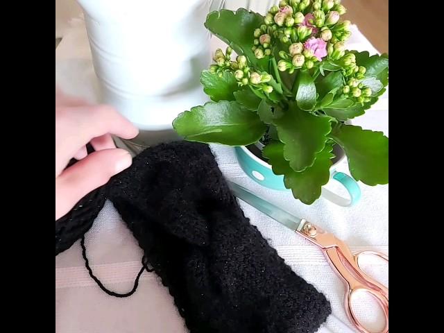 Warm Knitted Headband |Топла плетена лента за глава