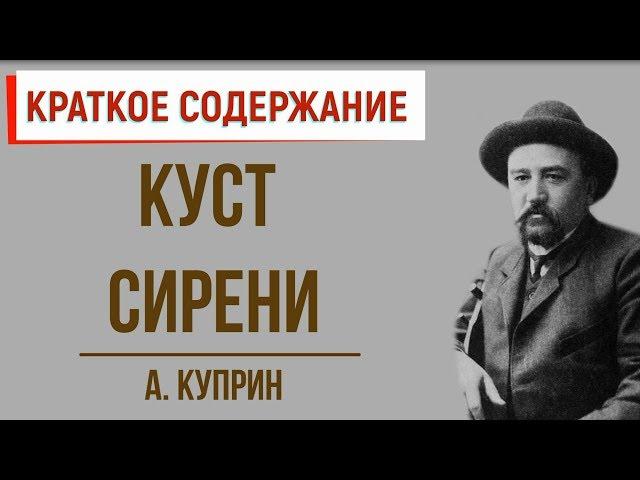 Куст сирени. Краткое содержание