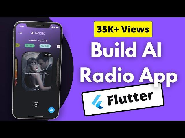 Build an AI - Powered Voice Assistant Flutter Radio App | Android | iOS | Web