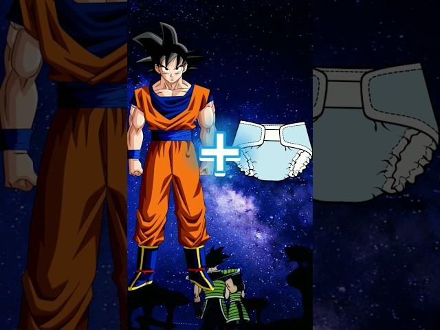dragon ball characters in diaper mode #short #dbs #anime