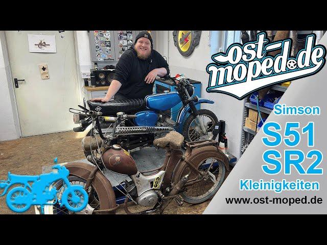 Simson S51 & SR2 | Standschäden beheben & letzte kleine Ausfahrt für 2024 |  ost-moped.de