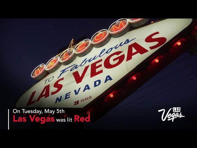 Las Vegas Goes Red for Hospitality Workers and the Spirit of Travel