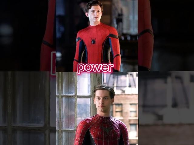 Spider Man Tom Holland vs Spider Man Toby Maguire #spiderman #vs #spiderman #shots